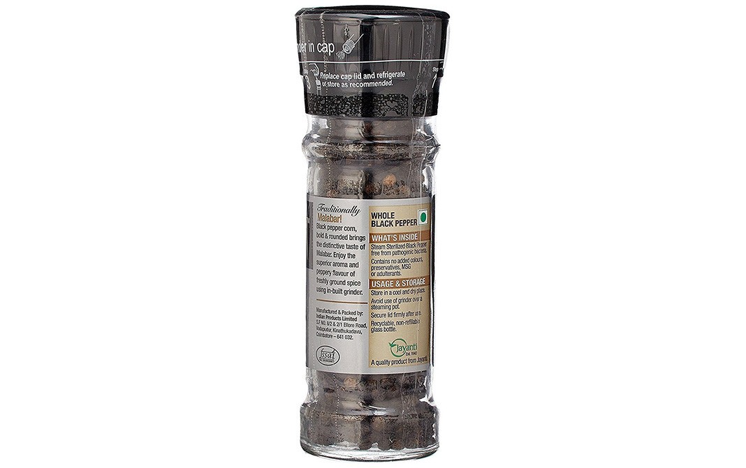 Only Black Pepper Grinder   Bottle  50 grams